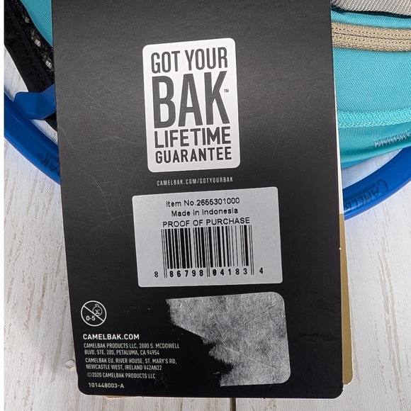 CamelBak M.U.L.E. 12 Hydration Backpack Womens Teal Blue Hiking MTB NEW - Picture 8 of 8